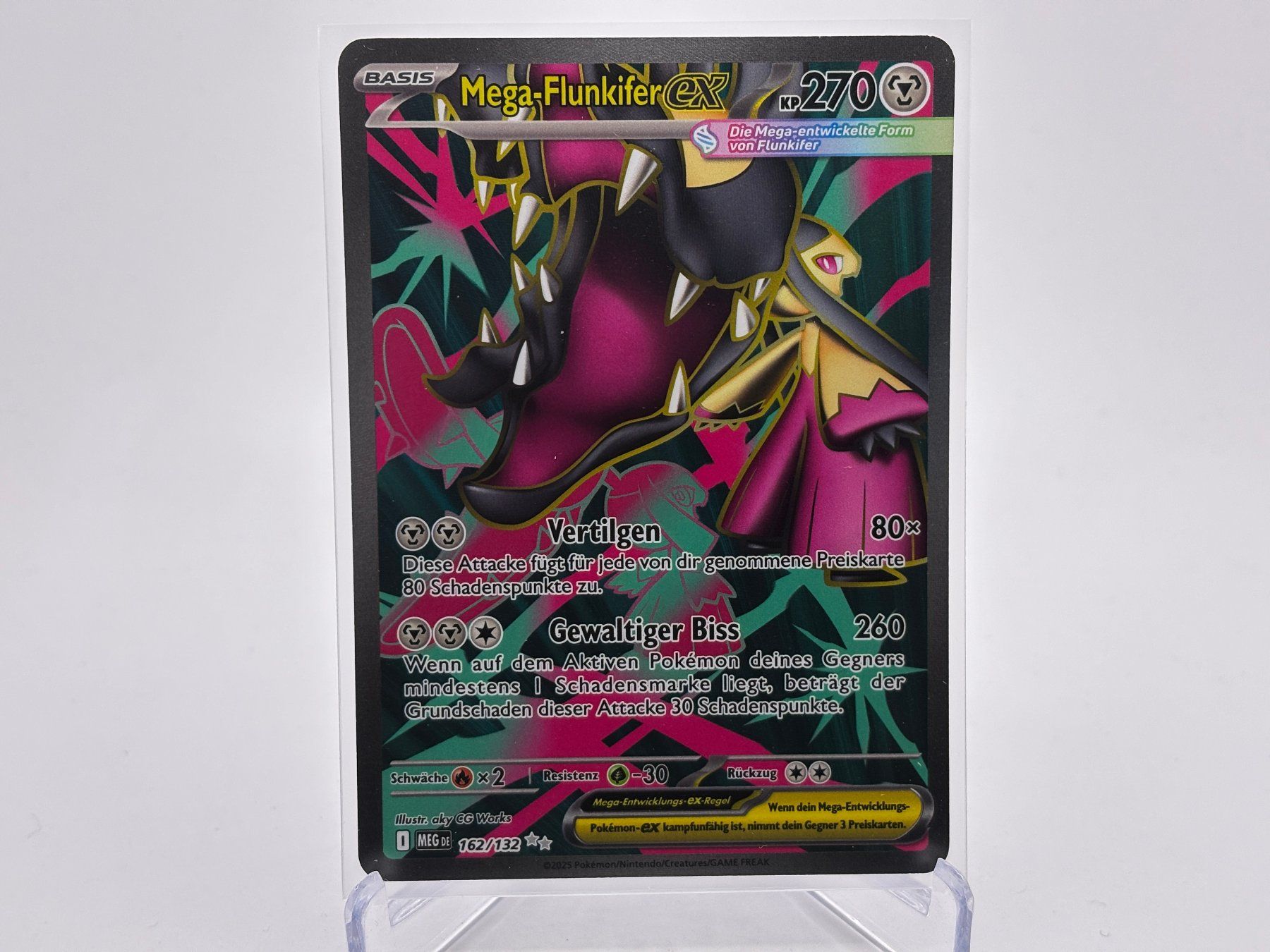 Pokémon Cartes à collectionner: Mega-Entwicklung - Mega Flunkifer ex  (MEG 162) - DE – Neuf (Voir description) à Allschwil par Bullach