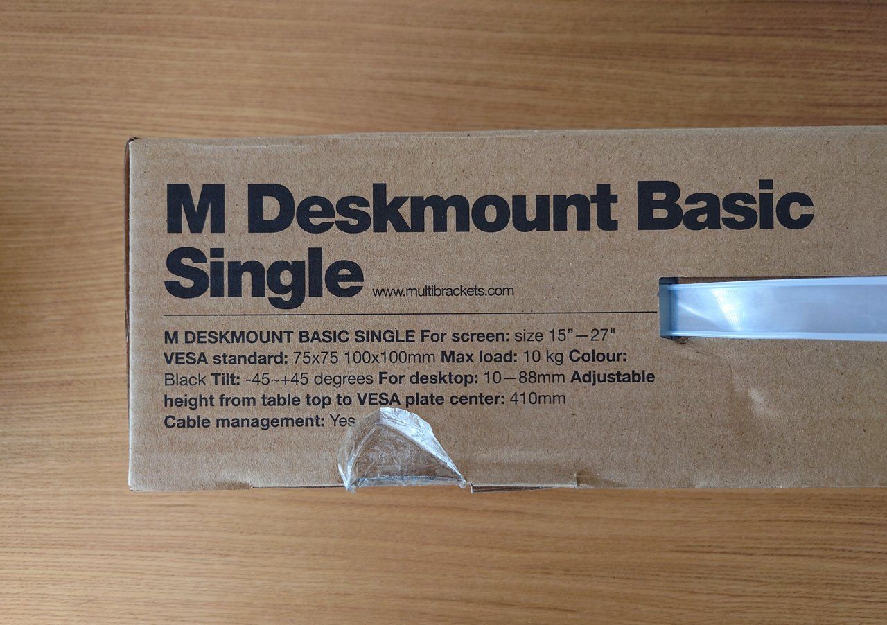 Bildschirmhalterung: Support de moniteur (M Deskmount Basic Single) – Gebraucht aus Genève von sr21 1