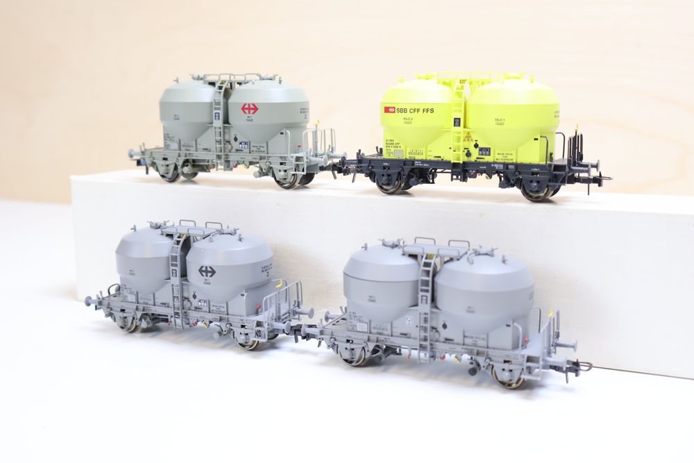 ROCO 4 x SBB Silowagen - schöne Modelle H0 (Gebraucht) in Winterthur ...
