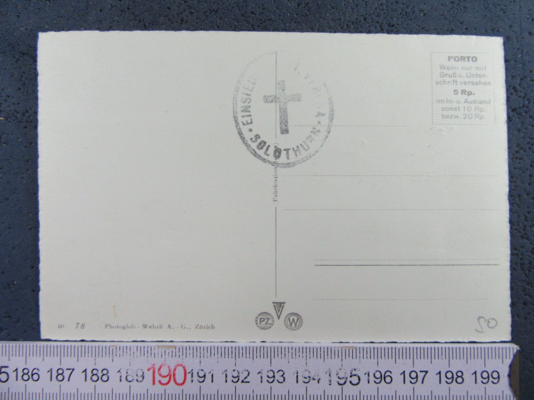 Cartoline postali: SOLOTHURN EINSIEDELEI SO AK – Usato da Ettingen venduto da Hausi4711 1
