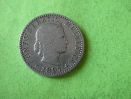 Schweiz 1897, 20 Rappen