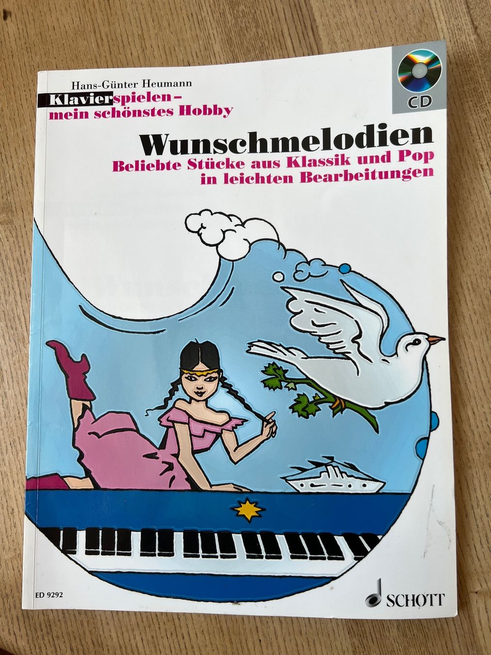 Bücher: Notenheft Klavier - Wunschmelodien mit CD – Gebraucht aus Sargans von aebi081