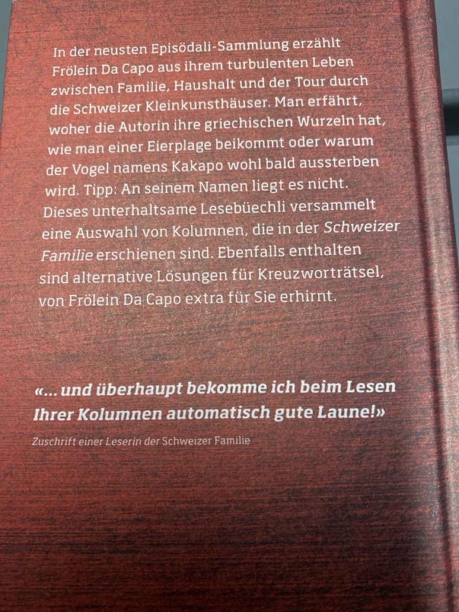 Libri: Frölein Da Capo - Single Socken Episödali – Nuovo (secondo la descrizione) da Dallenwil venduto da kavogt6 1