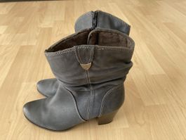 Blaue Damenstiefeletten, Grösse 40, ideal für den Herbst!