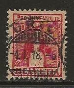 1917  10 Rp. Pro Juventute TESSINERIN, gestempelt