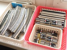 Märklin Prellbock/Gerade & Kurve M-Gleis H0 Schienen Set