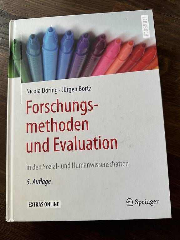 Libri: Lehrbuch Forschungsmethoden und Evaluation 5. Auflage – Usato da Chur venduto da Monk94
