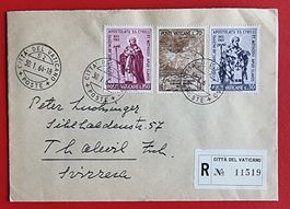 VATIKAN CYRILLUS & METHODIUS SATZBRIEF THALWIL ZÜRICH 1964