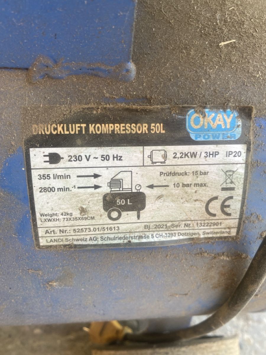 Compressori: Kompressor 50L defekt – Difettoso da Gipf-Oberfrick venduto da Fricktaler1803 3