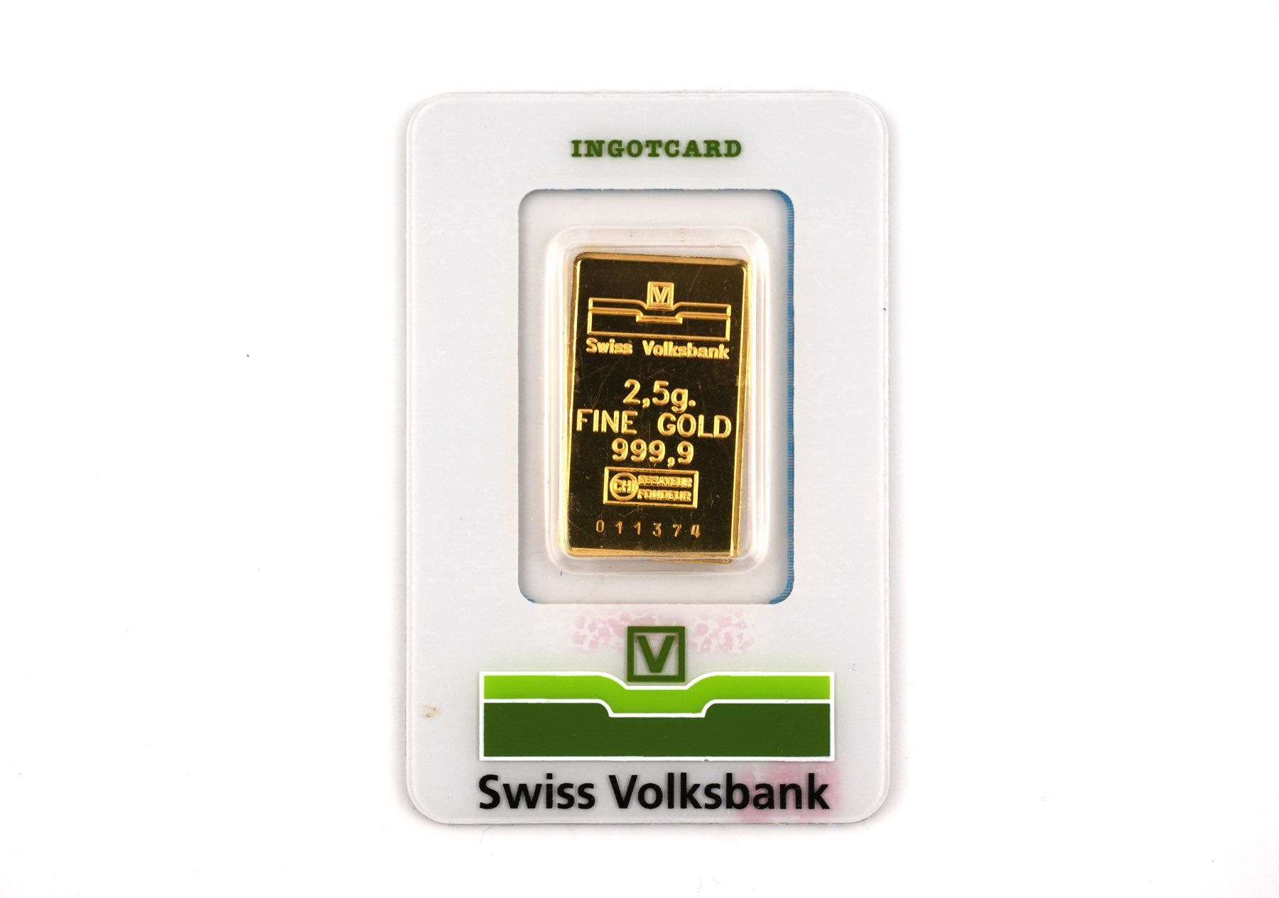 Edelmetalle: 2,5g Goldbarren – Gebraucht aus Basel von Edelmetallhaus24