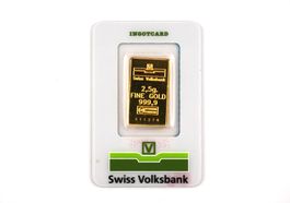 2,5g Goldbarren