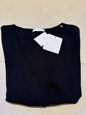 Sandro Gr. 3 tolles Oberteil schwarz neu
