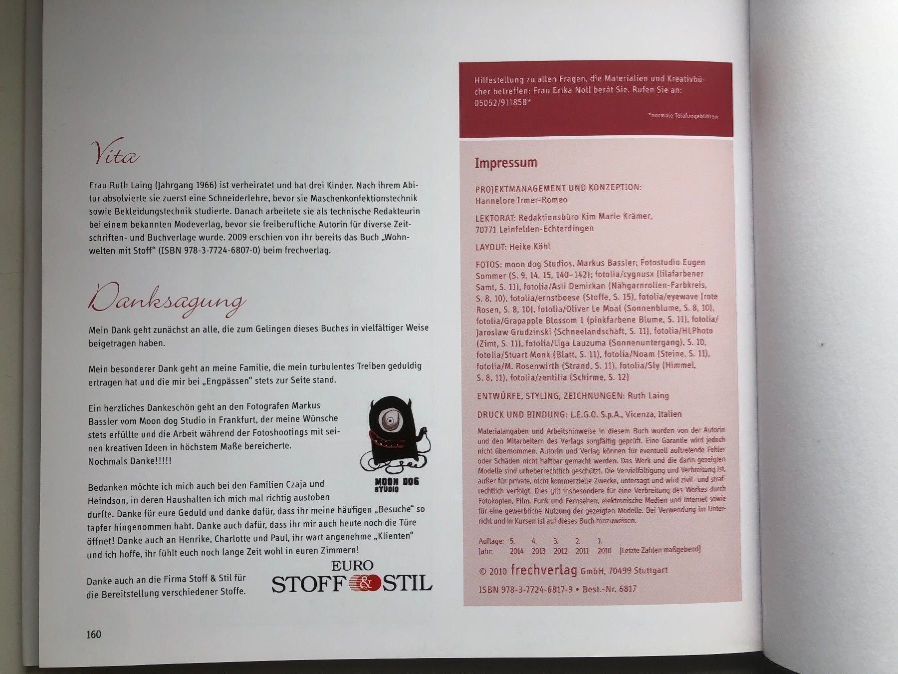 Bücher: Ruth Laing: Farbwelten mit Stoff – Gebraucht aus Aarau von R-O-G-E-R 1