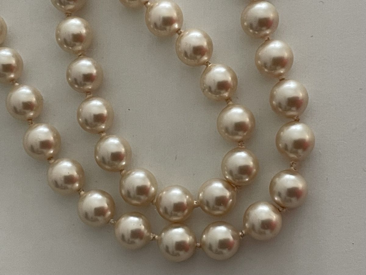 Catenine: vintege ancien  Collier Perles Crème  – Usato da Worben venduto da benit.drn 4