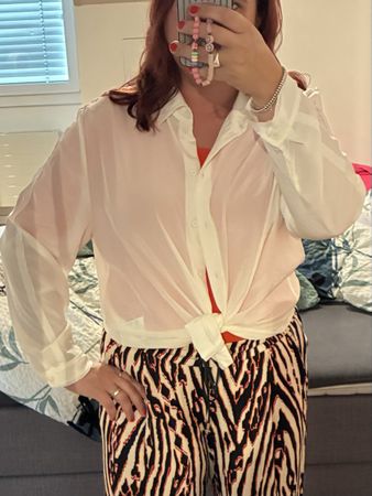 Marc Cain Bluse ivory weiss Grösse 46 (N7)