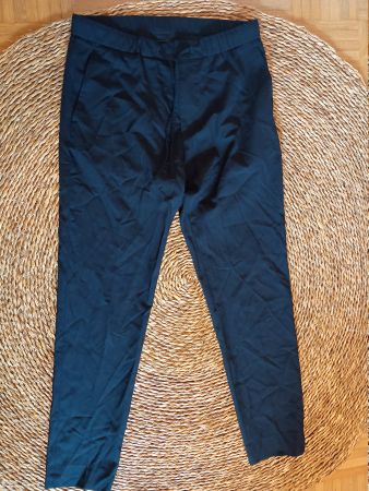 Blaue, leichte Wollhose von Cos