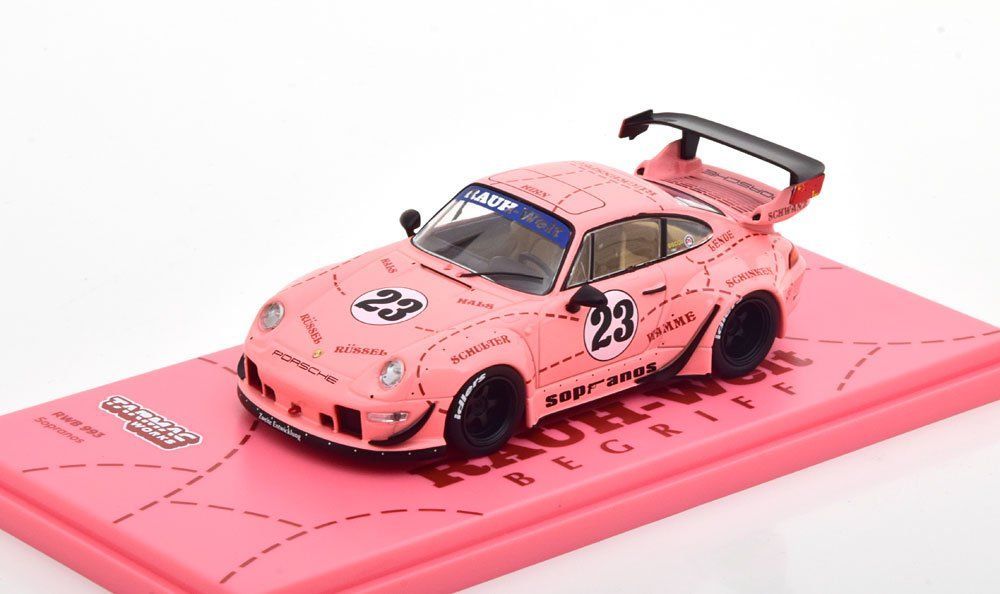 Porsche RWB 993 Rauh Welt Sopranos Pink Pig 1/43 Tarmac NEU (Neu und ...