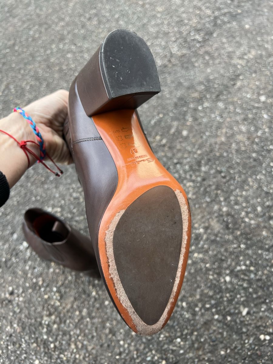 Santoni Chaussures femmes: Stiefeletten Santoni, Gr. 37, braun – D'occasion à Solothurn par Brini06 5