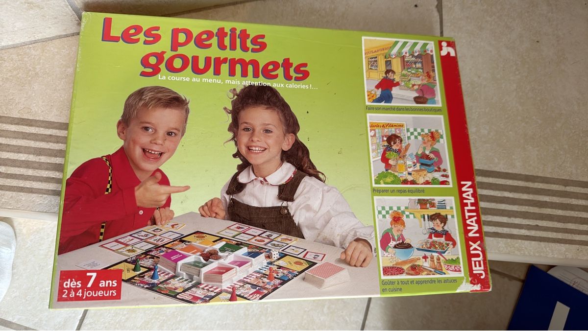 Giochi: Jeu de société les petits gourmets Nathan – Usato da Blonay venduto da Simba1094