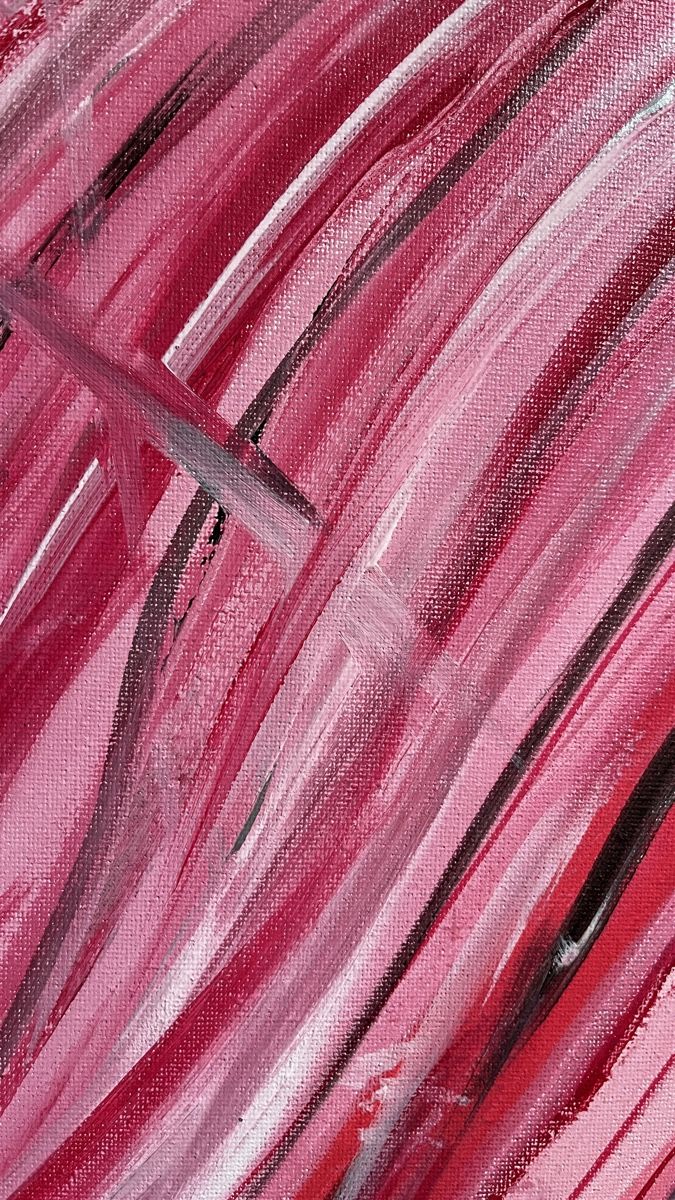 Gemälde: Abstraktes Acrylbild "Pink Flow" – Neu (gemäss Beschreibung) aus Hochdorf von Jasminurschel 1