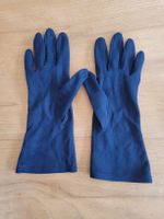 Damen Handschuhe dunkelblau Stoff guter Zustand