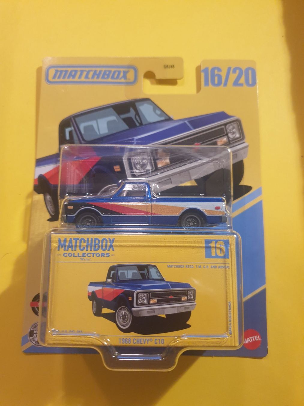 Matchbox Modellini d'auto: Matchbox 1968 CHEVY C10 – Nuovo e nell'imballaggio originale da Oftringen venduto da Rotor 2