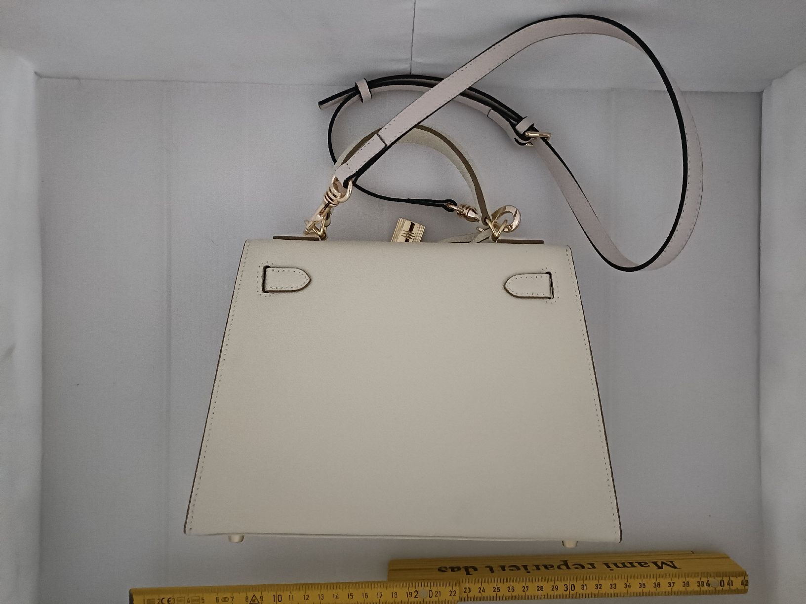 Borse da donna: Handtasche Elfenbein/Creme/Weiss Leder – Usato da Chur venduto da 2HandSoul 2
