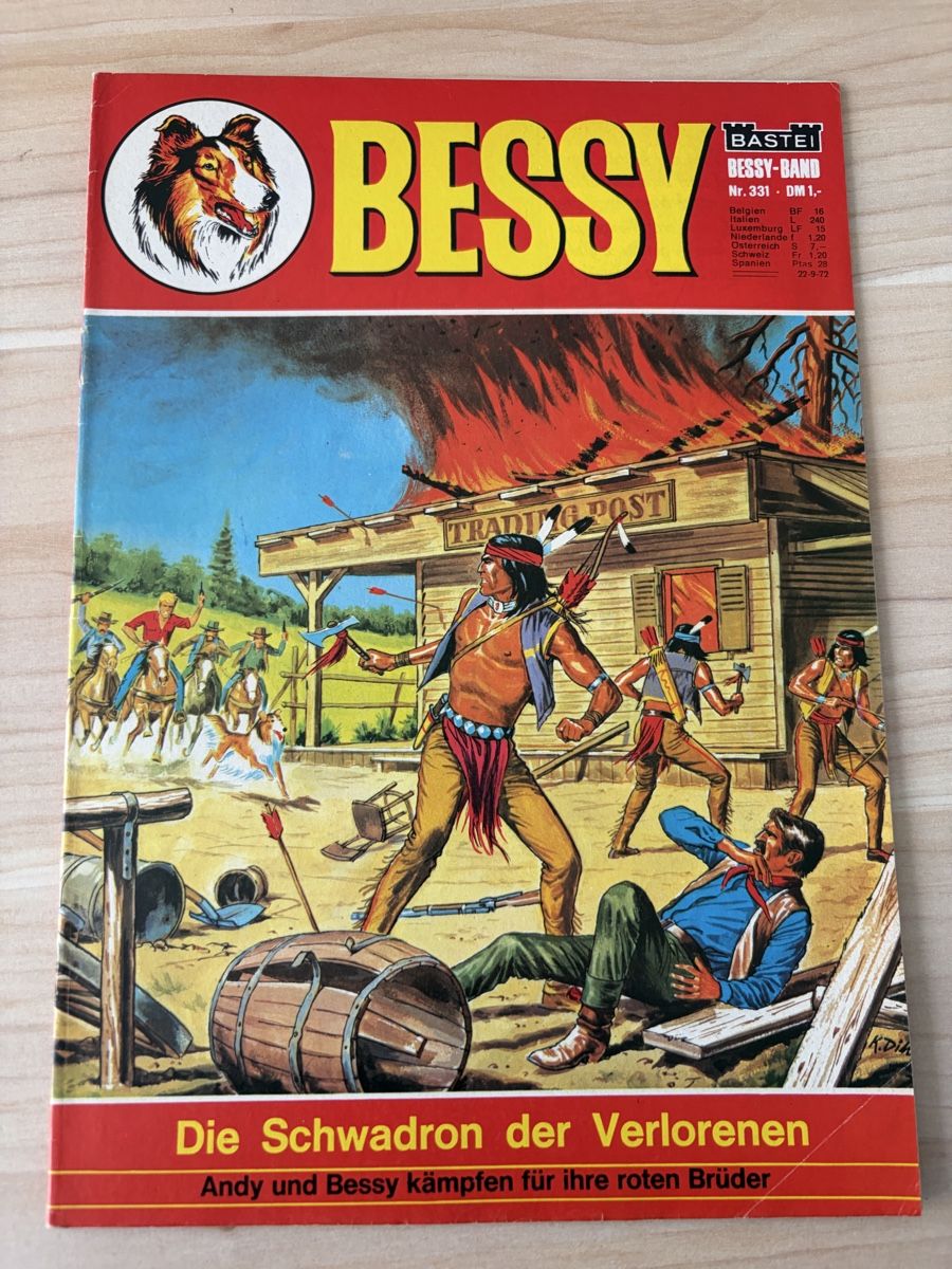 Fumetti: Bessy Bastei 1.Auflage Heft 331 1972 – Usato da Kehrsatz venduto da Raboy