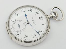 Zenith Pestalozzi Preis Keiser & Co. Taschenuhr 800 Silber
