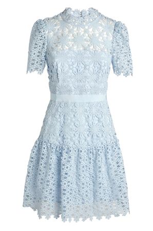 Self-Portrait Kleid blau 36
