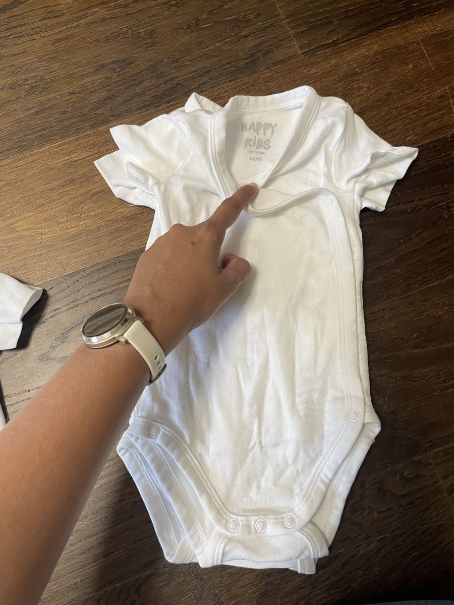 Tchibo Lotti & Set di vestiti: Tchibo side button new born bodies – Nuovo e nell'imballaggio originale da Rüschlikon venduto da Sukhi_H