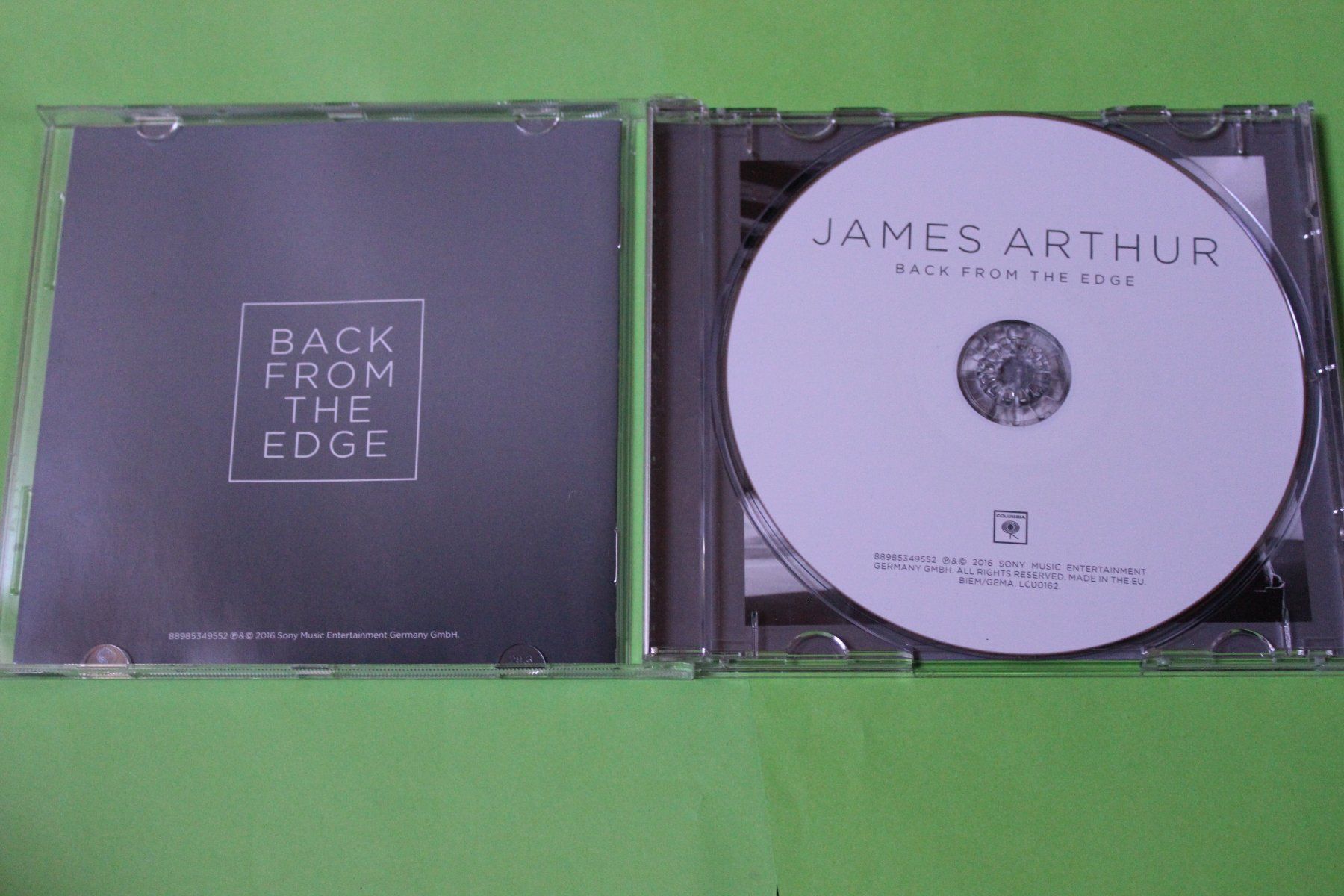 CD: James Arthur - Back from the Edge (Deluxe Edition) CD – Usato da Tübach venduto da JamesStone 3