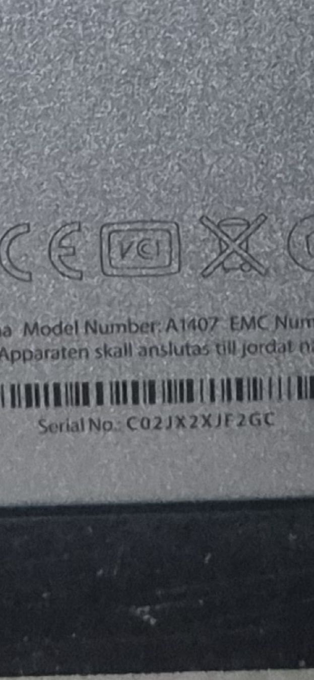 Apple Monitor: Apple Thunderbolt Display (27 Zoll) – Usato da Erlach venduto da ha_si 4