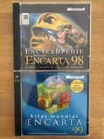 Microsoft Encarta 98 et Atlas 99 en CD