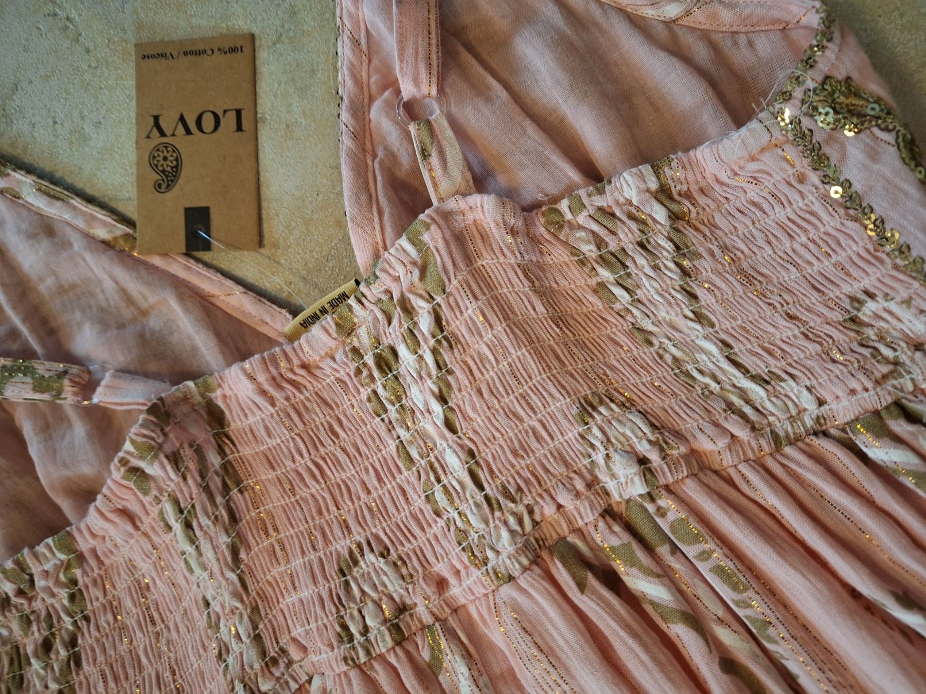 Vestiti: Ein Traum von Sommerkleid mit Pailletten – Nuovo e nell'imballaggio originale da Rheinfelden venduto da Cleopatra2000 5