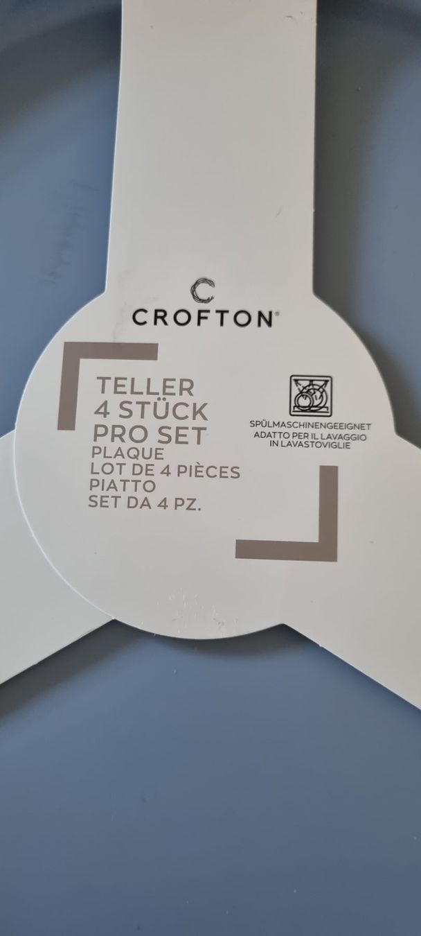 Teller: Crofton Teller 4 Stck Pro Set blau neu – Neu (gemäss Beschreibung) aus egliswil von Maggy6 1