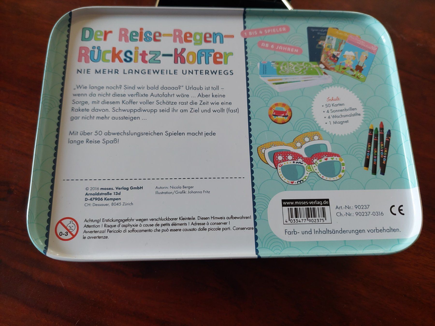 Giochi: Der Reisen-Regen-Rücksitz-Koffer – Nuovo (secondo la descrizione) da Beckenried venduto da Havacola 3