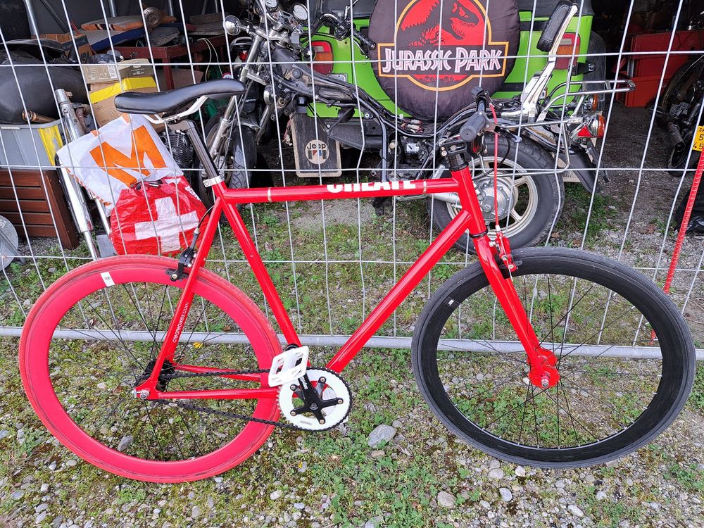 Fixie eingänger Rennrad Velo Fahrrad Create (Gebraucht) in Hallau für ...
