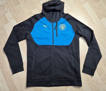 Puma Manchester City Tech Full-Zip Hoodie Grösse M