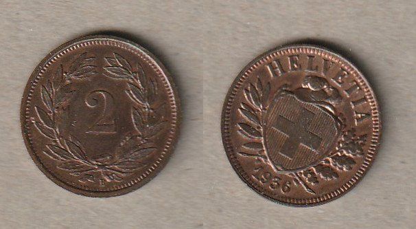 Tutti le monete: 2 Rappen 1936 ss-vz – Usato da Allschwil venduto da Coinfreak