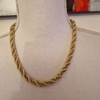 Massive Gold Kette Vergoldet