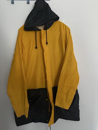 Veste de pluie imperméable jaune/noir