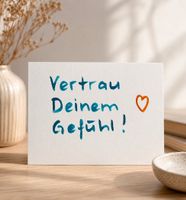 Karte / Print - Motivation - Gefühl - A5 / 15 x 21cm
