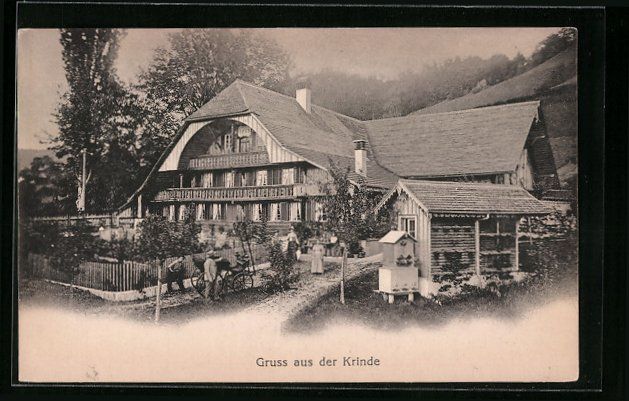 Cartes postales: Sigriswil, Ansicht vom Gasthaus Krinde – D'occasion à Berlin par bartko-reher