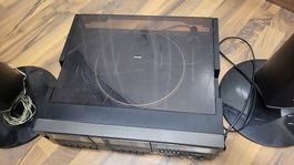 Plattenspieler mit Boxen komplett zum Platten Vinyl hören