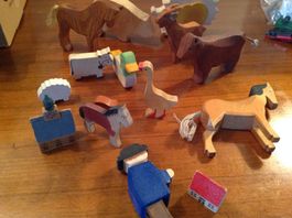 divers holztier / animaux en bois