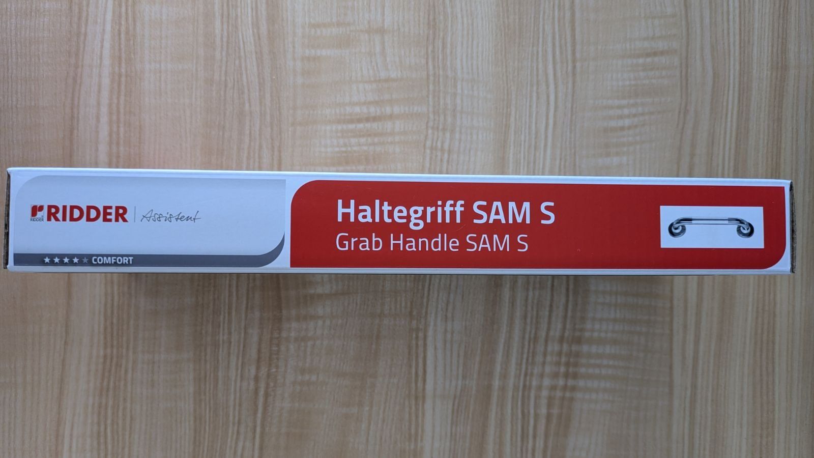 Vasche da bagno: RIDDER Haltegriff Sam mit rutschhemmender Grifffläche 30 cm – Nuovo e nell'imballaggio originale da Herznach venduto da mljohn 1
