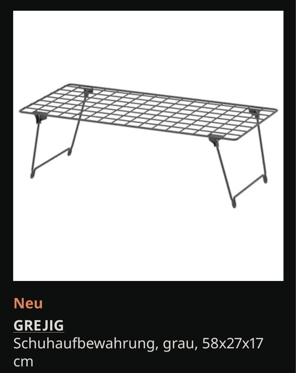 Altri accessori: IKEA MURVEL & GREJIG Schuhaufbewahrung – Usato da Thun venduto da sof_by7w 2