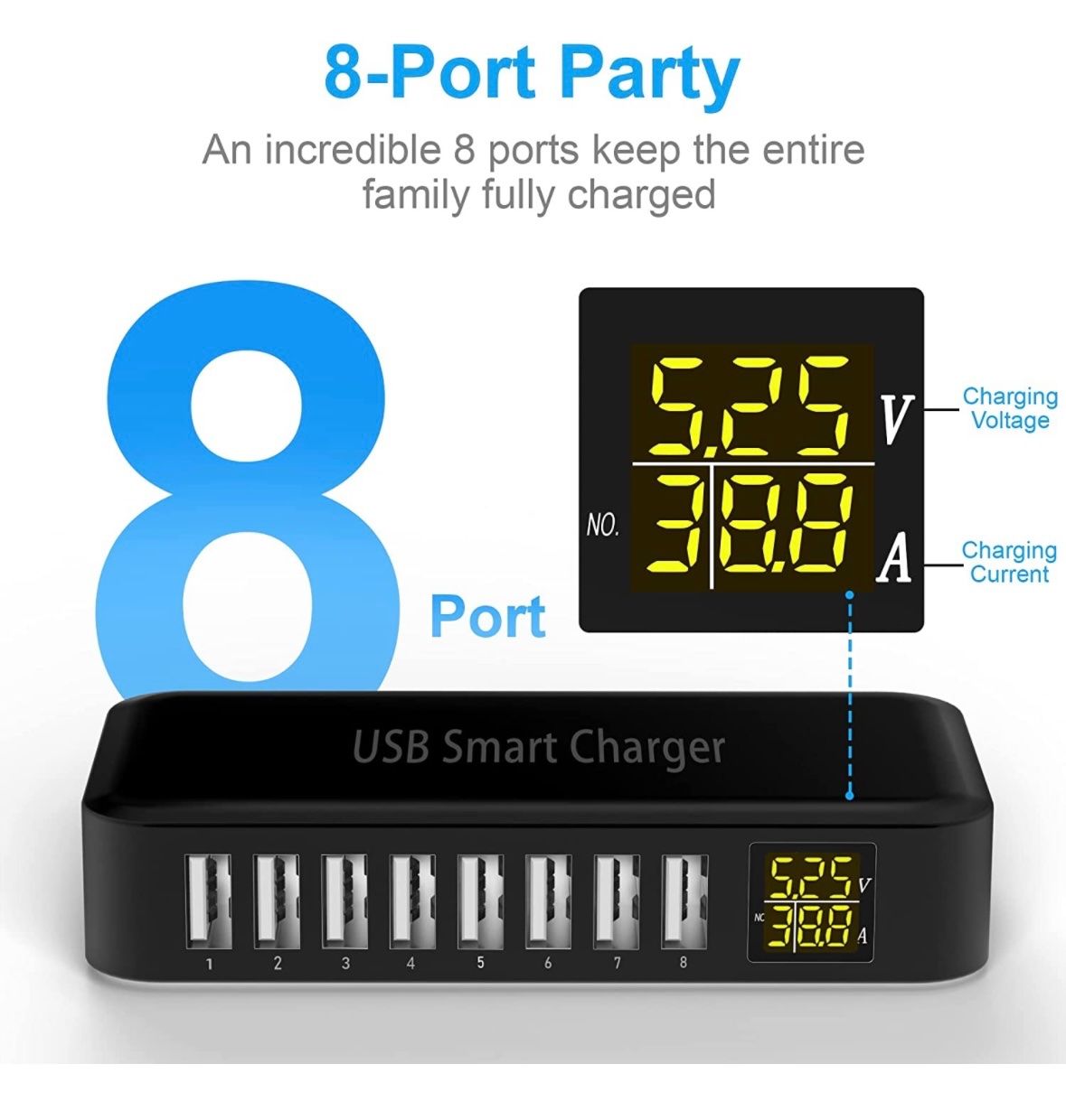 Docking station: Ladestation Mehrere Geräte mit LED Bildschirm, USB – Nuovo e nell'imballaggio originale da Nuglar venduto da SaleRitter 1