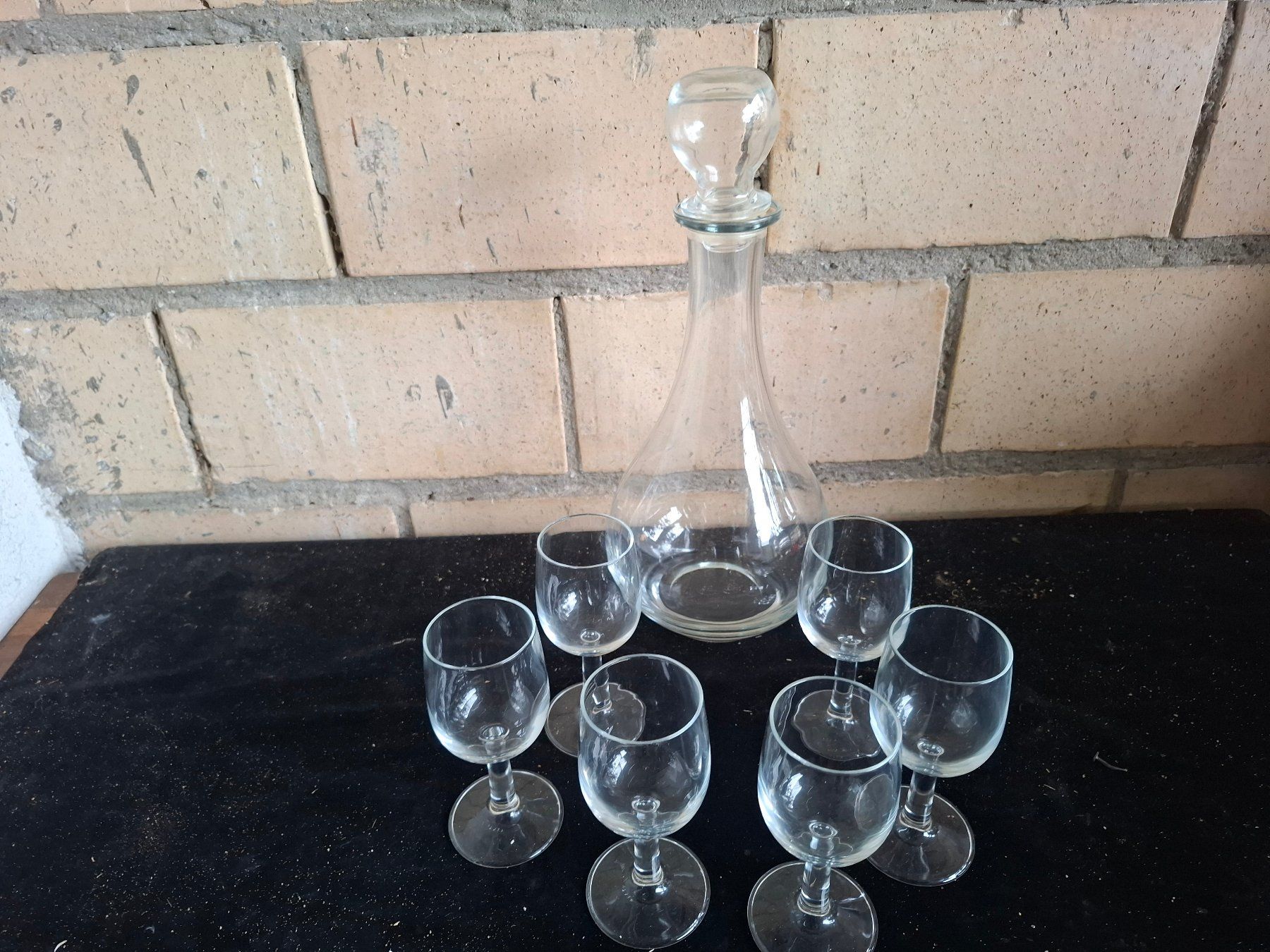 Caraffe: Glaskaraffe mit 6 Gläser . Top Zustand – Usato da Schönholzerswilen venduto da clyde123